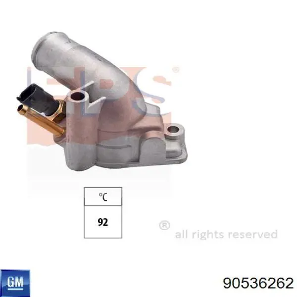 Comprar 90536262 General Motors Caja de termostato