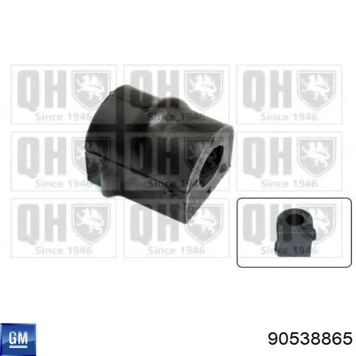 Buje de barra estabilizadora delantera General Motors 90538865 precio, desde 2,12 EUR