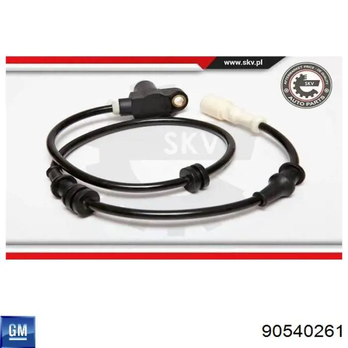 90540261 General Motors sensor abs delantero