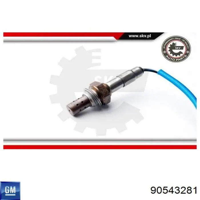 90543281 General Motors Sensor de oxígeno previo al catalizador