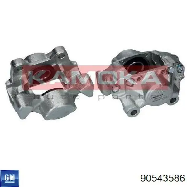 90543586 General Motors Pinza de freno trasera izquierda
