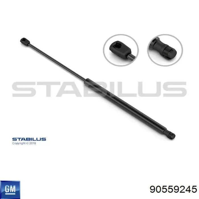 Comprar 90559245 General Motors Amortiguador de puerta trasera