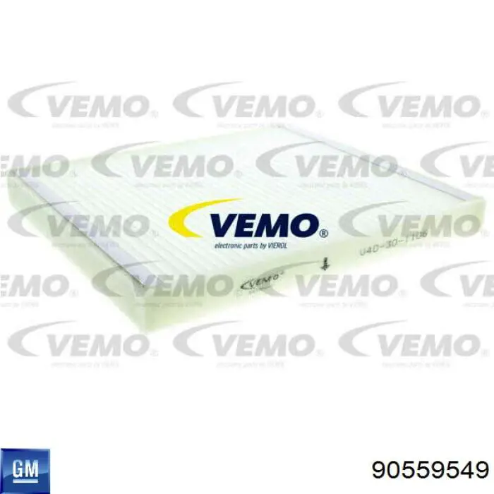 Filtro de cabina General Motors 90559549 precio, desde 7,96 EUR