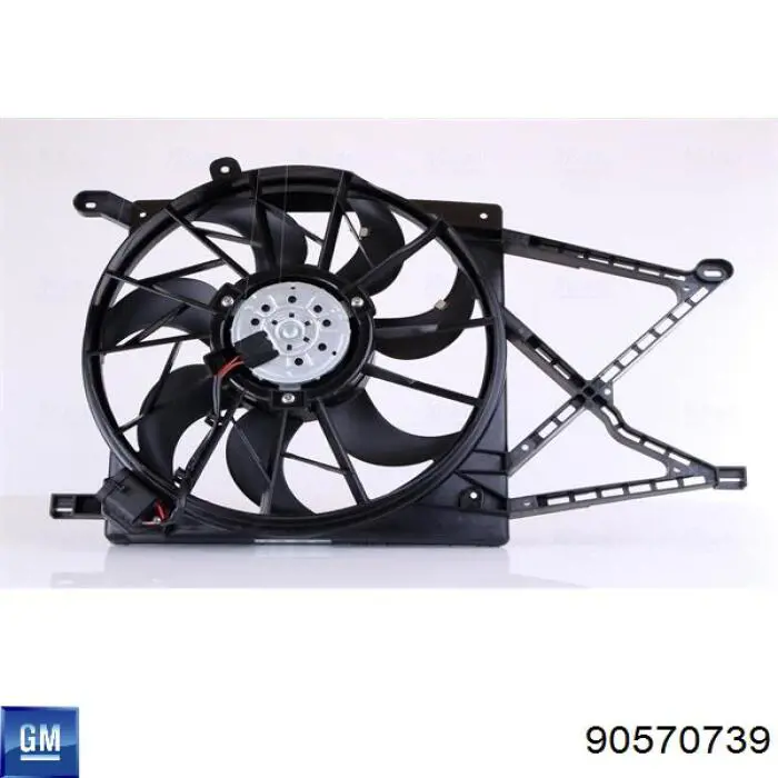 Ventilador del motor 90570739 General Motors