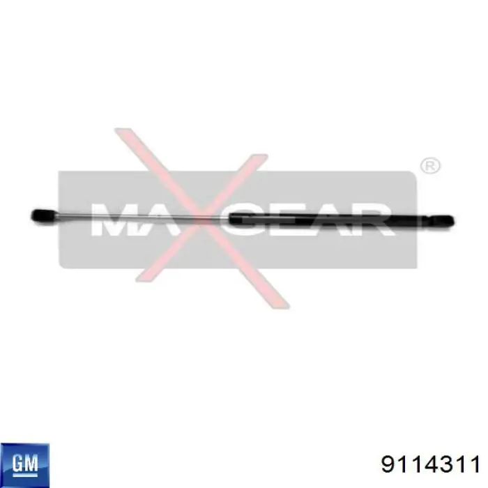 Comprar 9114311 General Motors Amortiguador de puerta trasera