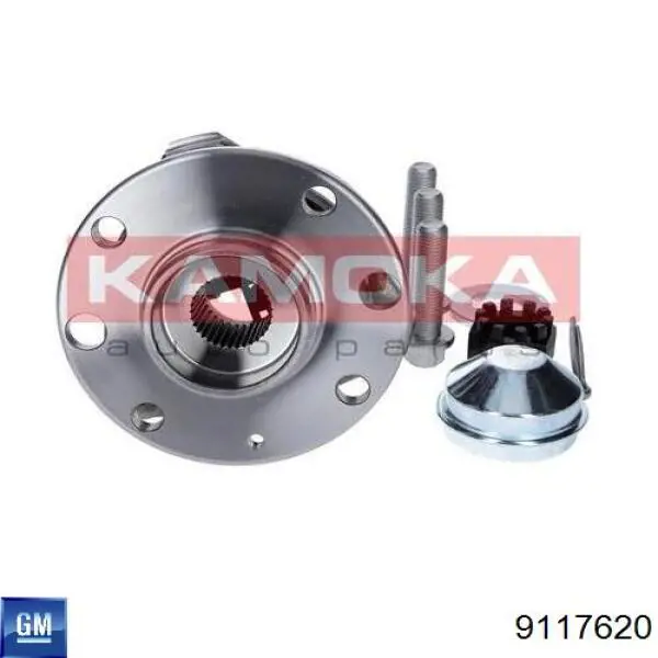 Buje de rueda delantero 9117620 General Motors