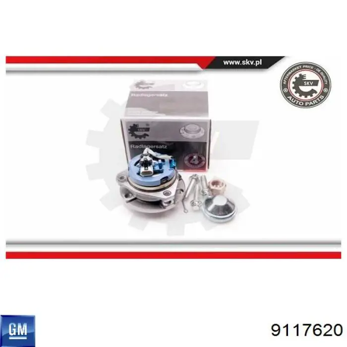 9117620 General Motors Cubo delantero