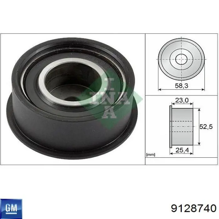 Polea correa distribución General Motors 9128740 precio, desde 17,05 EUR