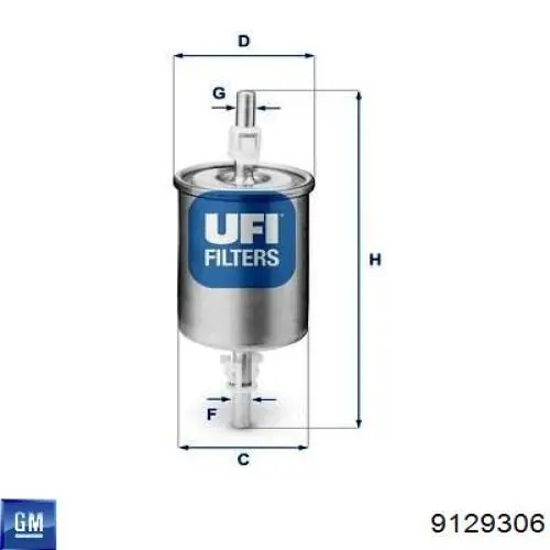 Comprar 0818521 General Motors Filtro de malla de la bomba de combustible