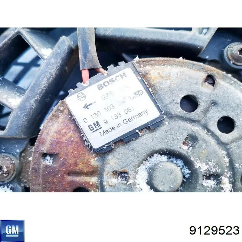 Ventilador de radiador 9129523 General Motors