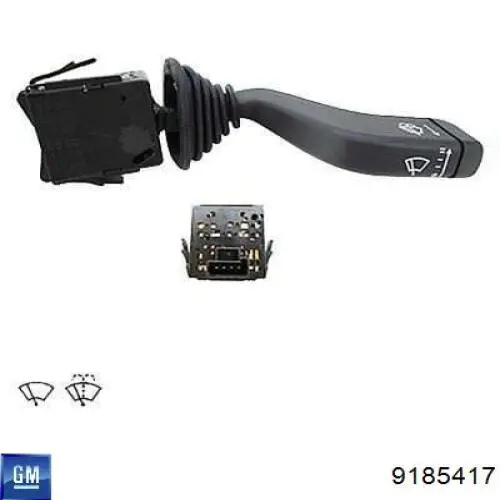 Conmutador derecho de la columna de dirección 9185417 General Motors