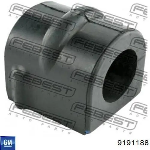 Buje de barra estabilizadora delantera General Motors 9191188 precio, desde 2,91 EUR