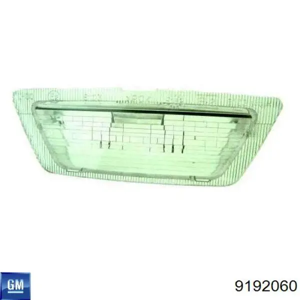 Luz matricula 9192060 General Motors