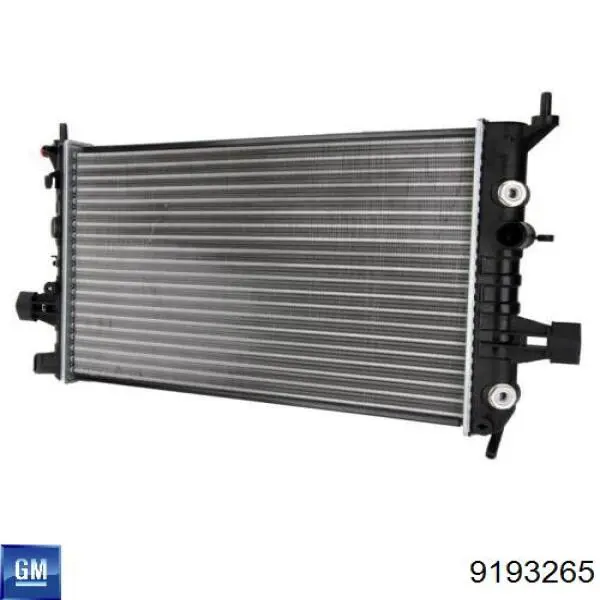 Radiador 9193265 General Motors