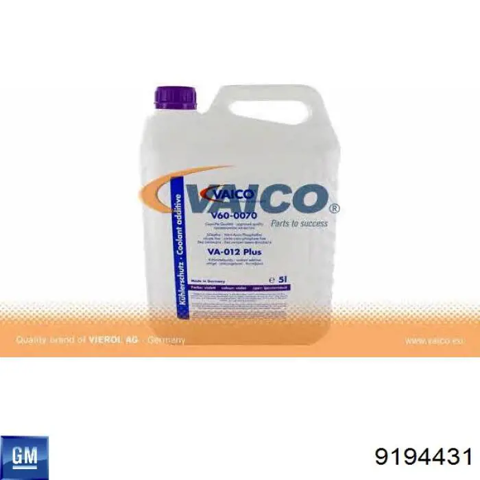 Comprar 9194431 General Motors Liquido anticongelante 