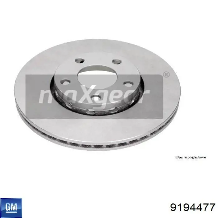 Disco de freno 9194477 General Motors