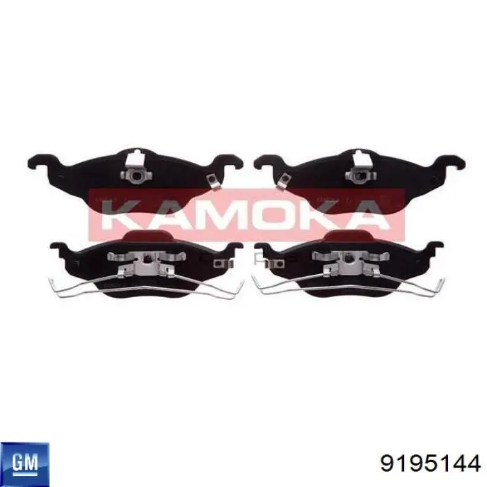 Comprar 9195144 General Motors Pastillas delanteras de freno