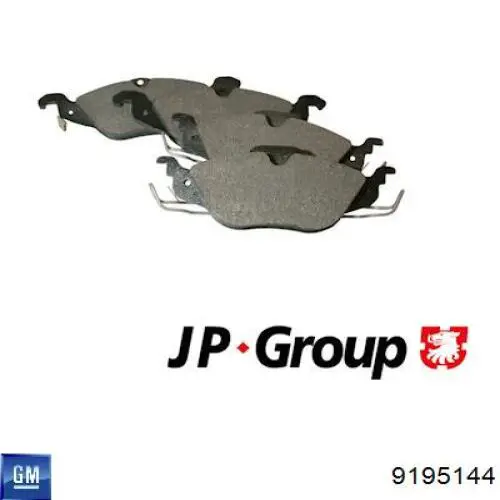 Pastillas de freno 9195144 General Motors