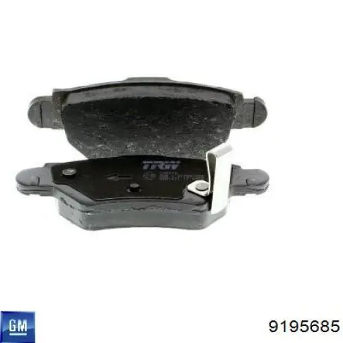 Pastillas traseras de freno General Motors 9195685 precio, desde 21,37 EUR