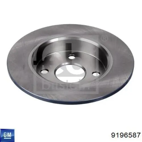 Disco de freno trasero General Motors 9196587 precio, desde 25,83 EUR