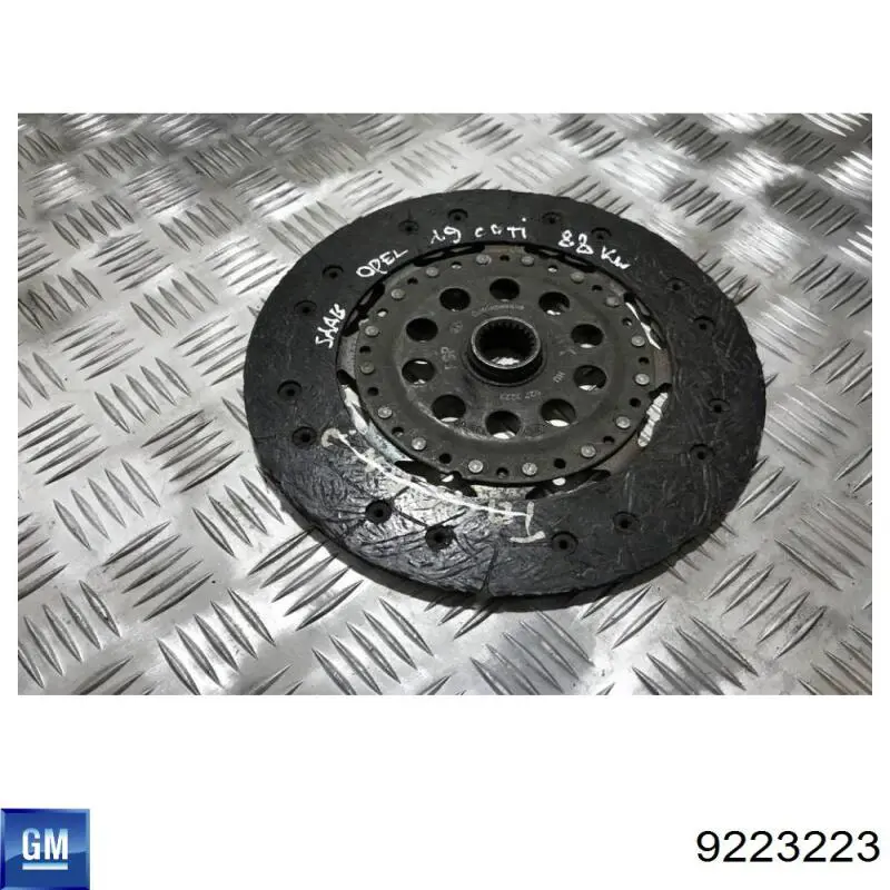 Disco de embrague 9223223 General Motors