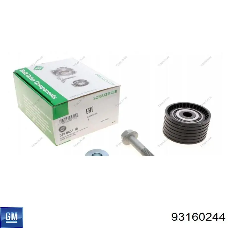 Rodillo intermedio de correa dentada Renault Espace 4 JK0