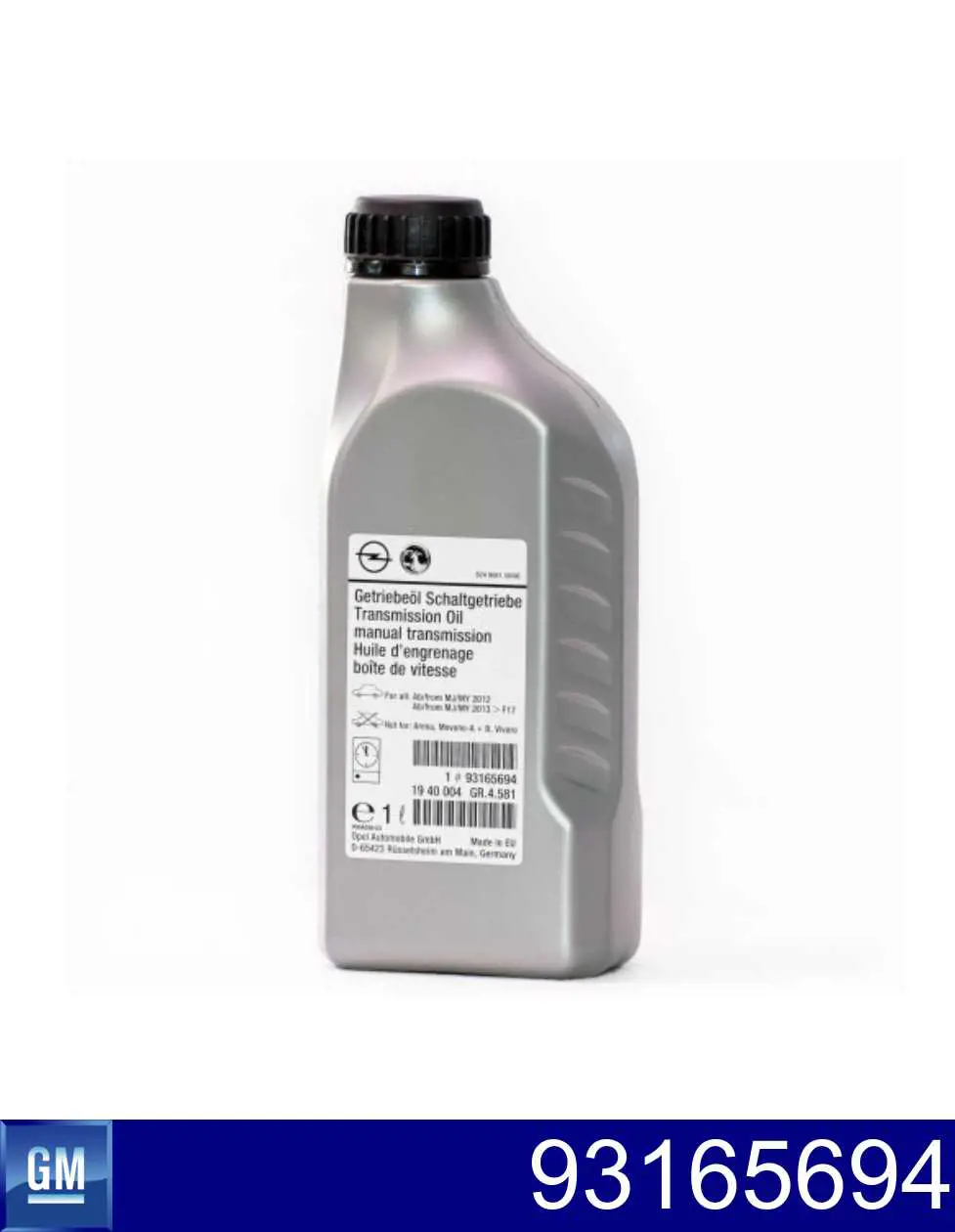 Aceite para transmisión automática  General Motors 93165694 precio, desde 17,62 EUR