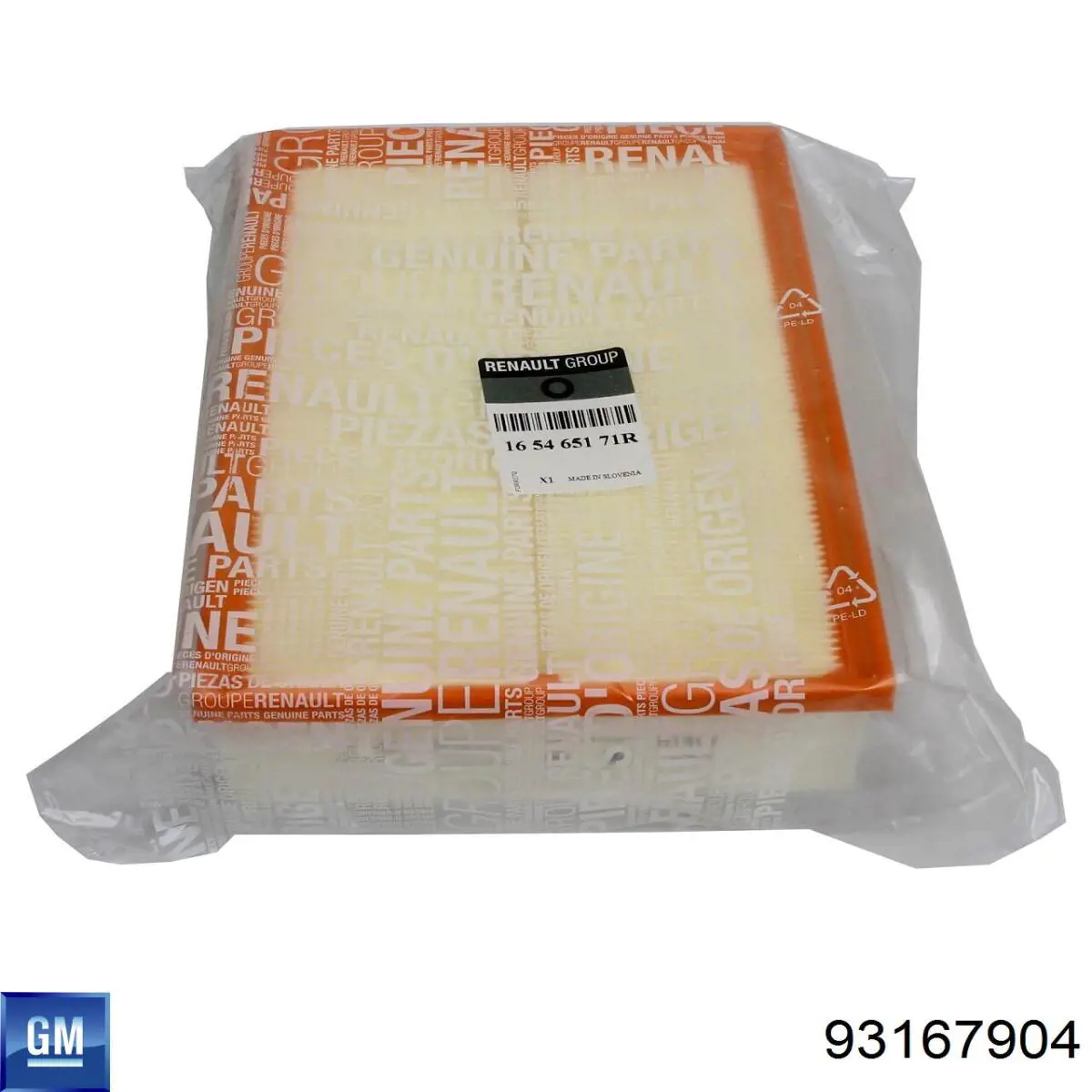 Filtro de aire Renault Master 3 FV, JV