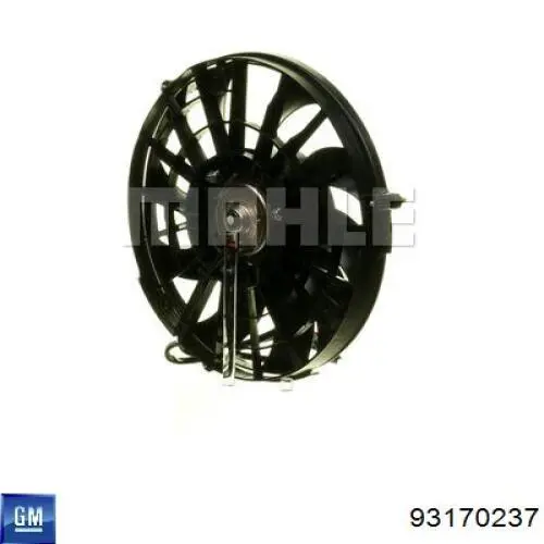 93170237 General Motors ventilador (rodete +motor refrigeración del motor con electromotor completo)