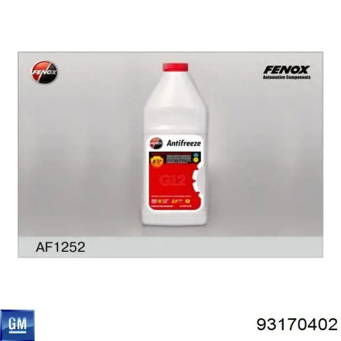 Comprar 93170402 General Motors Liquido anticongelante 