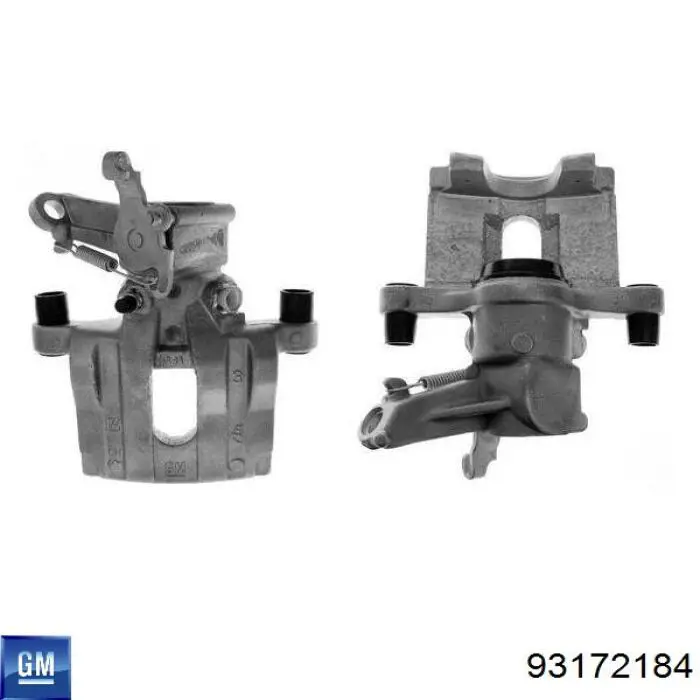 93172184 General Motors pinza de freno trasera izquierda