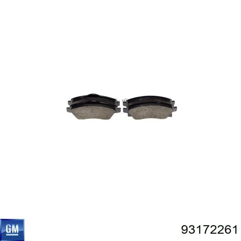 Pastillas de freno delanteras Opel Corsa F08, F68