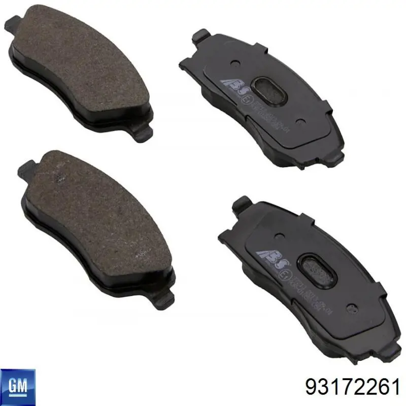 Pastillas de freno delanteras Opel Corsa F08, F68