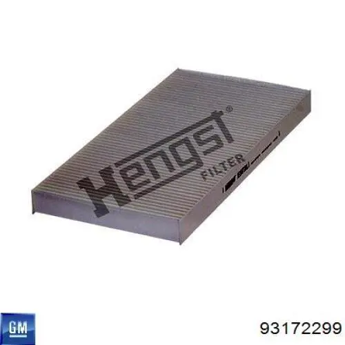 Comprar 93172299 General Motors Filtro de aire del habitáculo