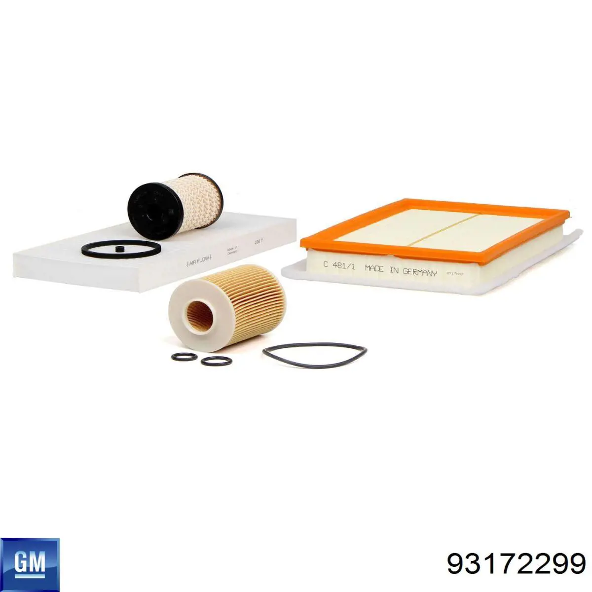 Filtro de habitáculo 93172299 General Motors
