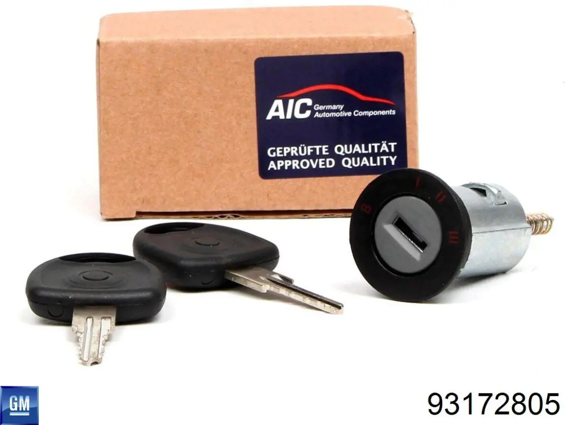 Bombín de cerradura de encendido 93172805 General Motors