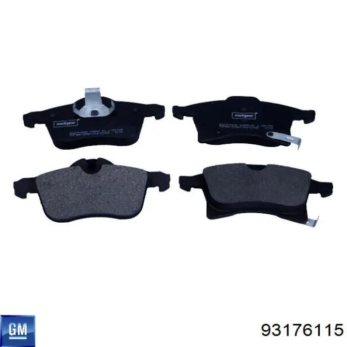 Pastillas de freno delanteras Opel Corsa X12