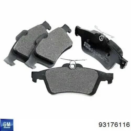 Comprar 93176116 General Motors Pastillas de freno traseras