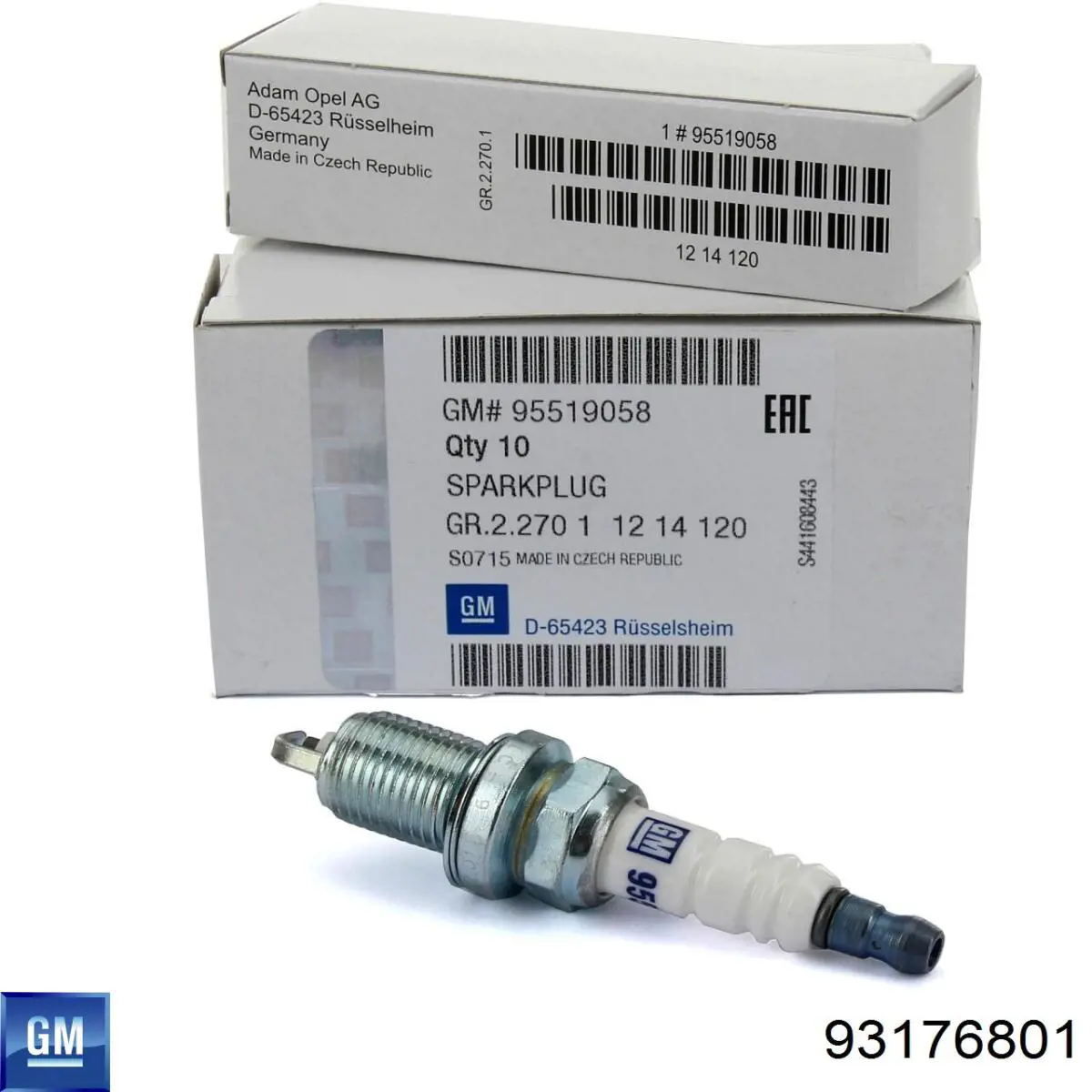 Bujías General Motors 93176801 precio, desde 7,49 EUR