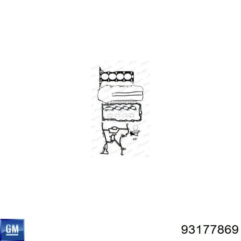 Juego de juntas superiores de motor General Motors 93177869 precio, desde 68,09 EUR