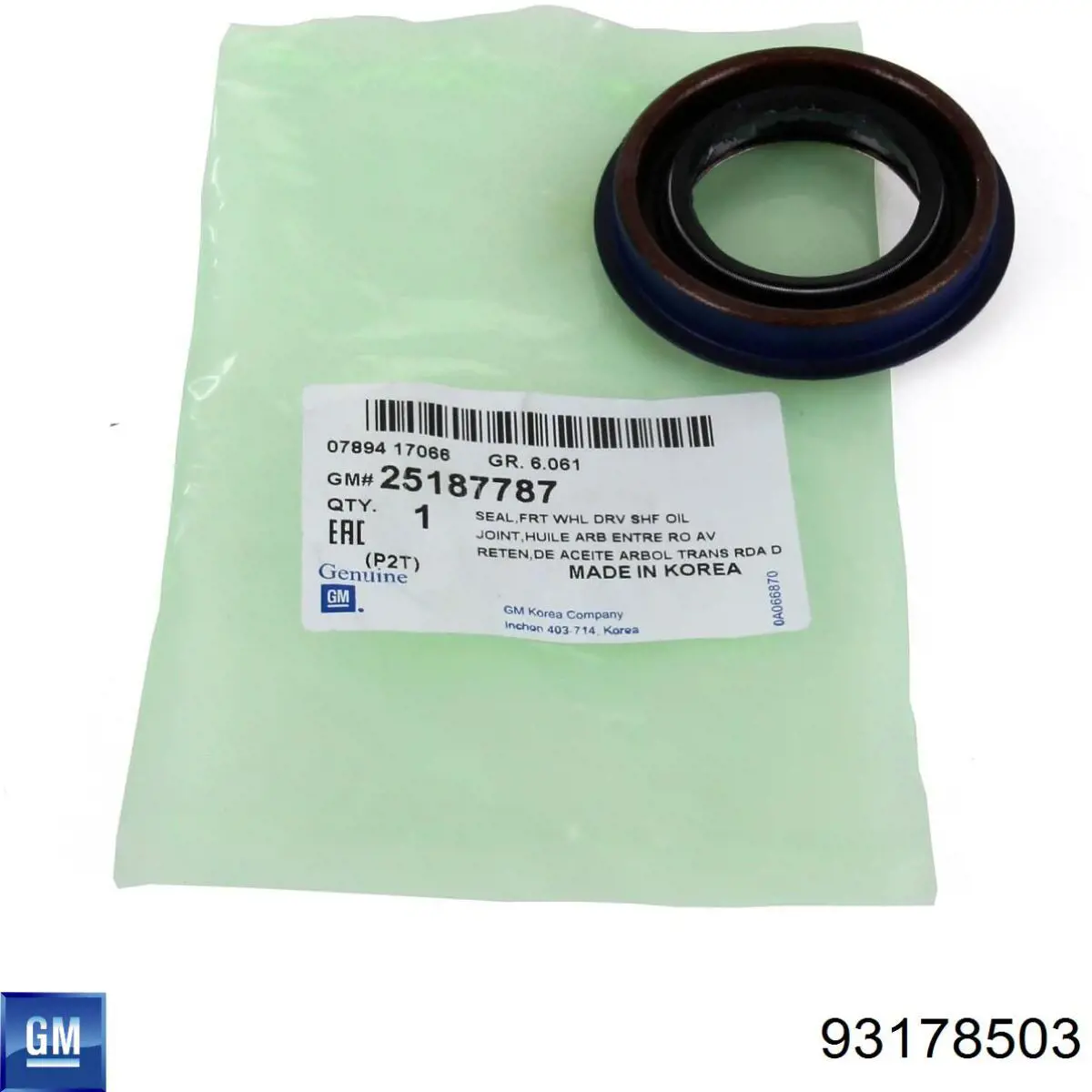 Anillo retén, cigüeñal Alfa Romeo 147 937