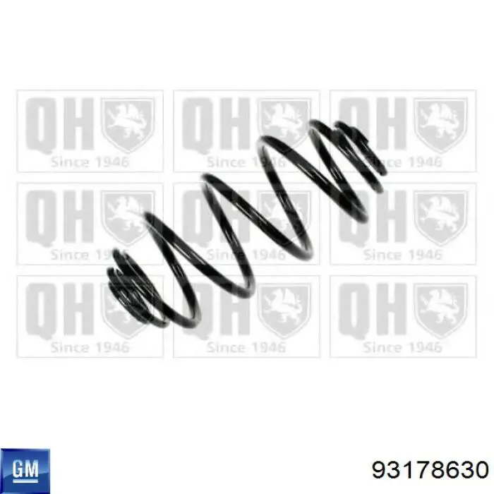 Muelle de suspensión trasero General Motors 93178630 precio, desde 25,85 EUR
