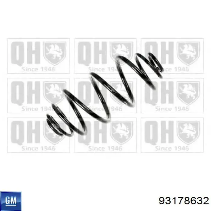 Muelle de suspensión trasero General Motors 93178632 precio, desde 33,61 EUR