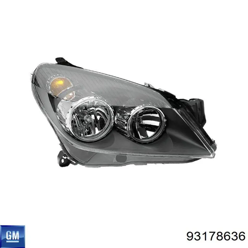 93178636 General Motors Luz derecha