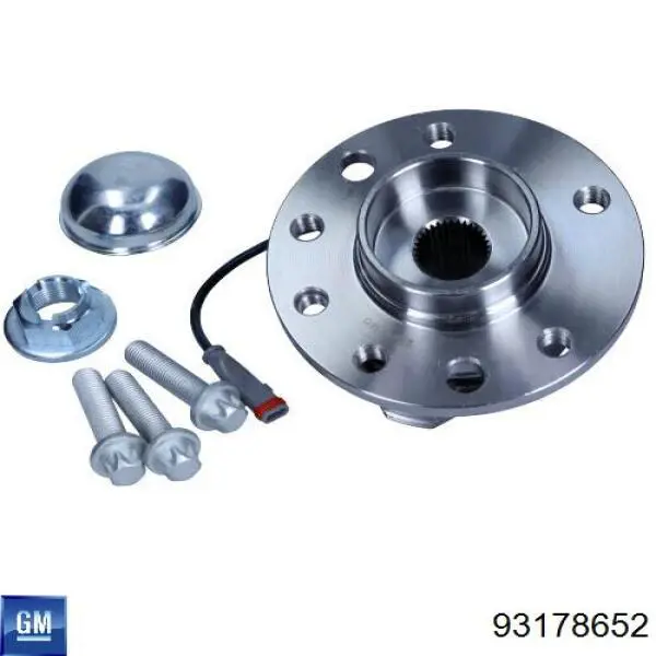 Buje de rueda delantero 93178652 General Motors