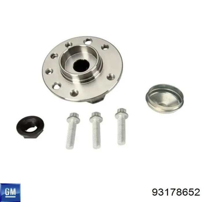 93178652 General Motors Cubo delantero