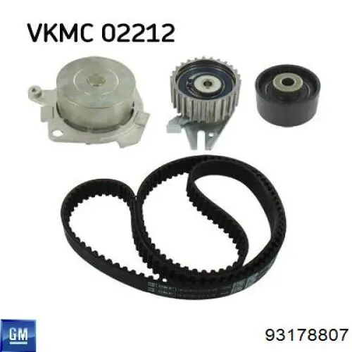 Polea correa distribución 93178807 General Motors