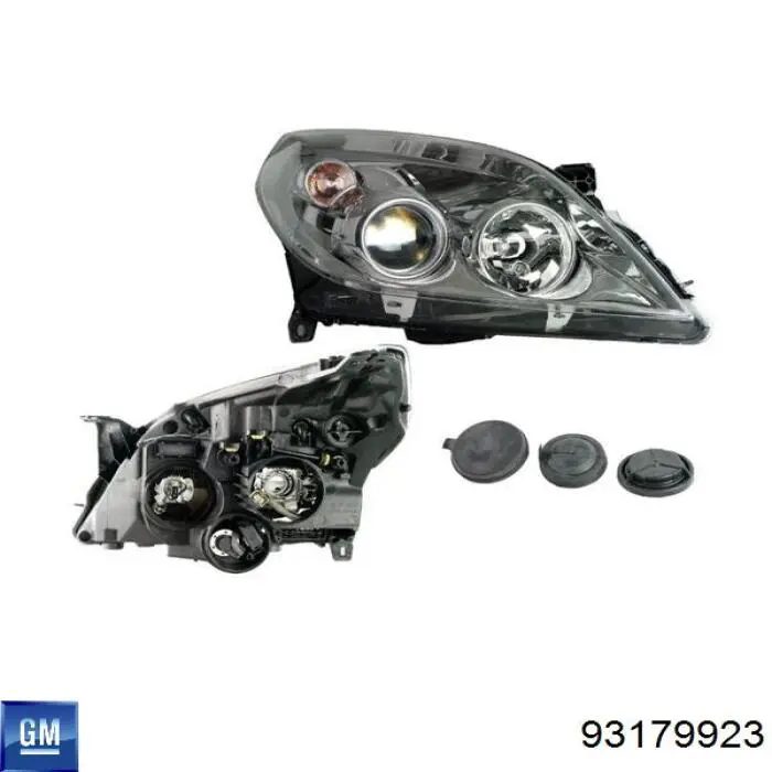 93179923 General Motors faro derecho