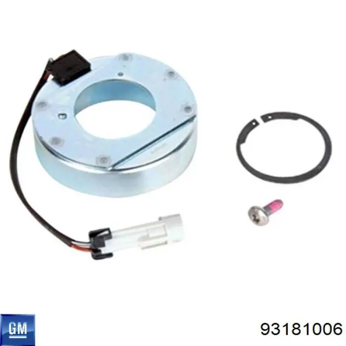 93181006 General Motors Polea del compresor del aire acondicionado