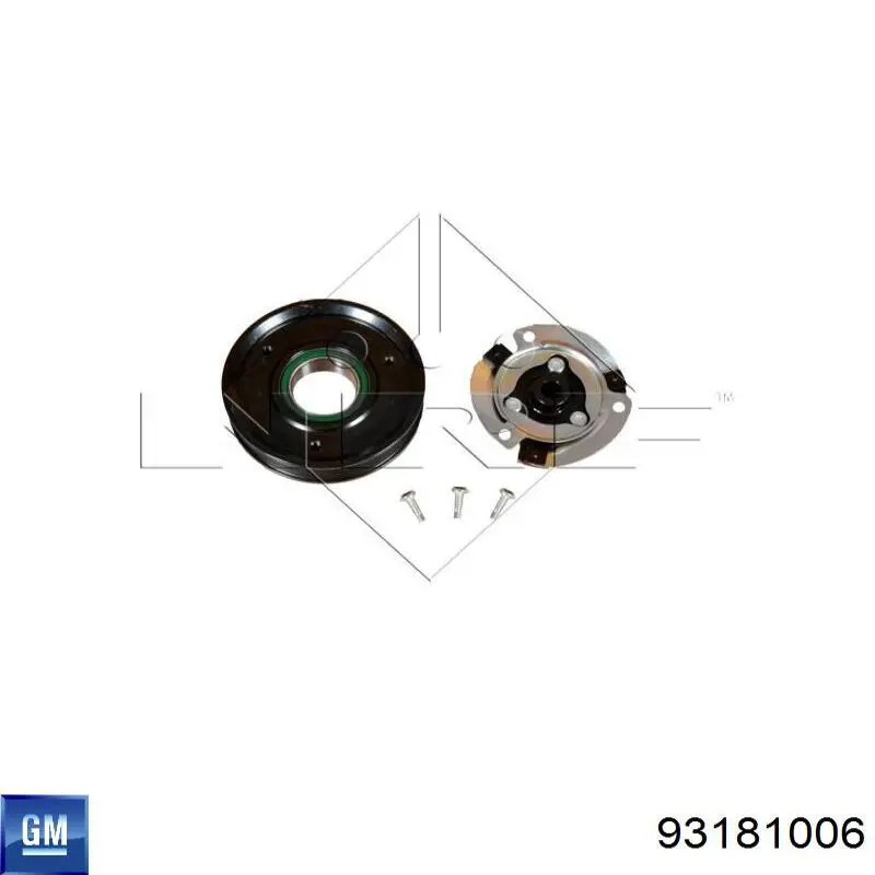 Acoplamiento magnético compresor aire acondicionado General Motors 93181006 precio, desde 30,31 EUR